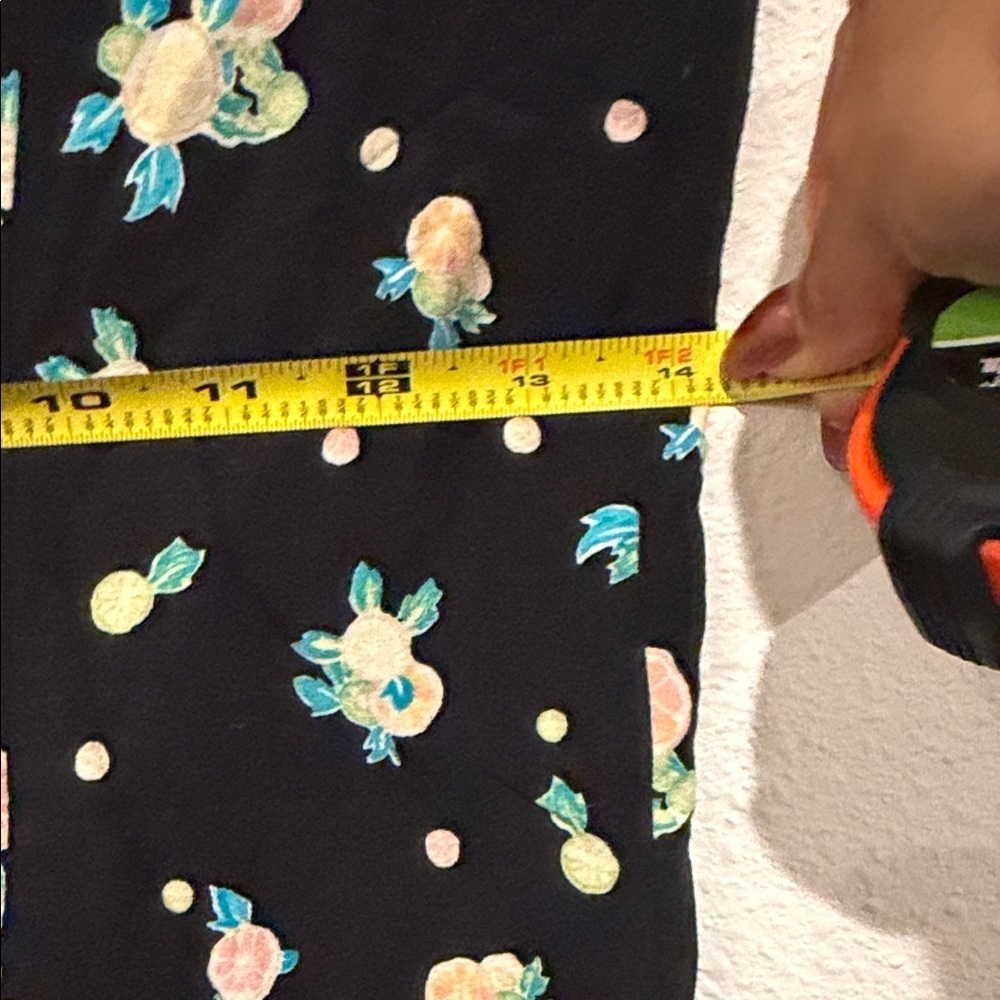 Free People Black and Yellow Floral Midi Dress - Picture 4 of 10
